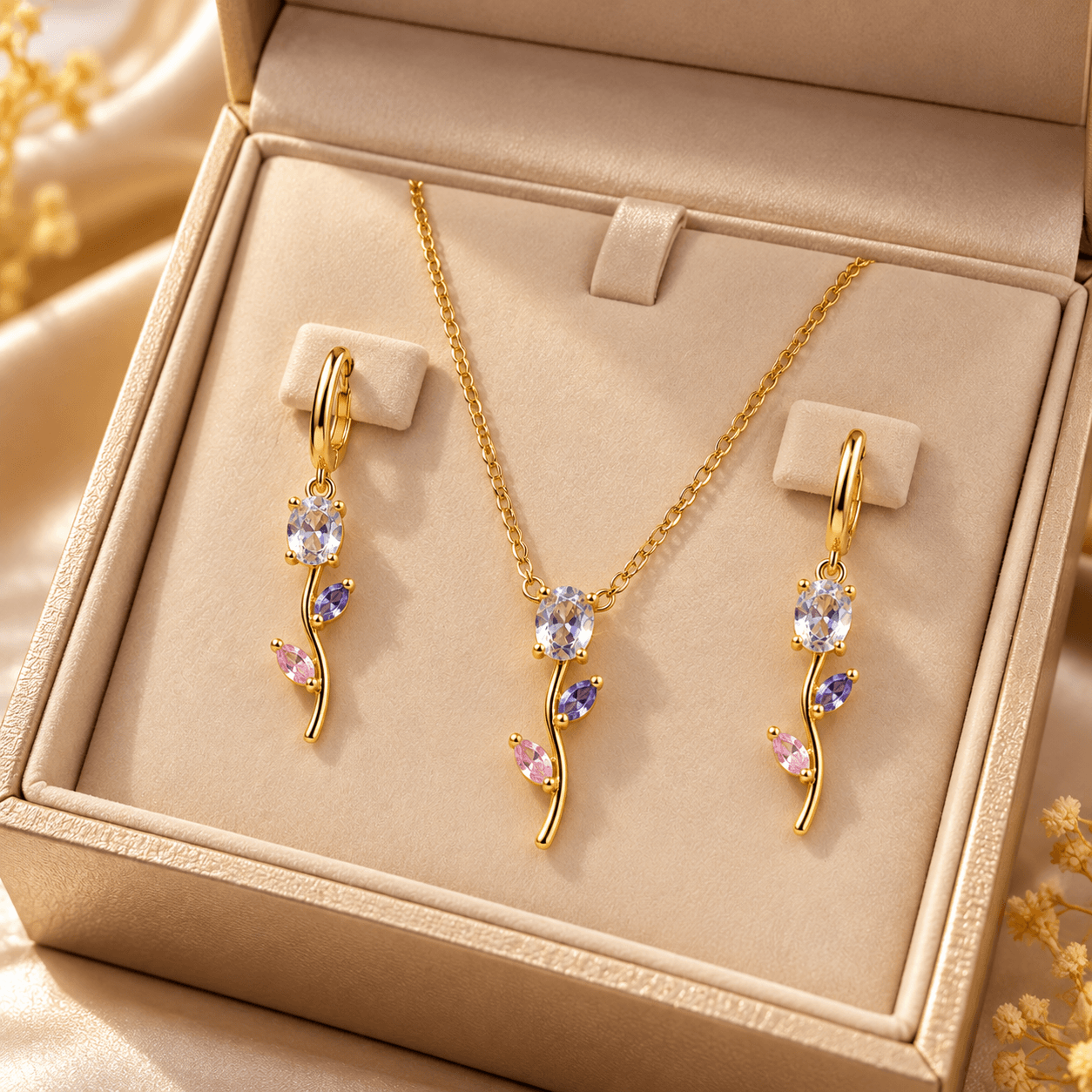 Parure tulips